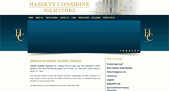 Desktop Screenshot of hassettconsidine.ie