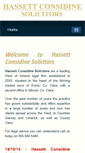 Mobile Screenshot of hassettconsidine.ie